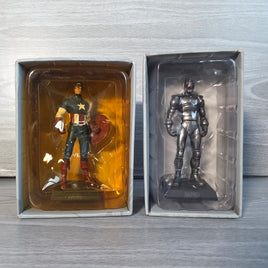 Captain America Ultron Eaglemoss Bundle Marvel Figurine Collection In Box Vintag