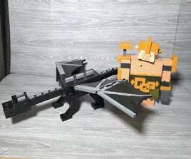 Minecraft Ender Dragon Portal Guard Figure Bundle Lights Sounds Large Working