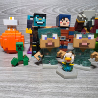 
              Minecraft Figure Bundle Official Mojang Jazwares Creeper Animals Accessories
            