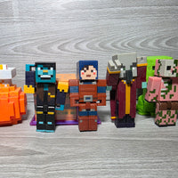
              Minecraft Figure Bundle Official Mojang Jazwares Creeper Animals Accessories
            