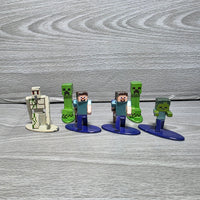 
              Minecraft Nano Metalfigs Bundle Steve Creeper Zombie
            