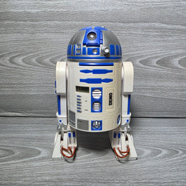 Star Wars R2D2 Projection Talking Alarm Clock Zeon Rare - Working Video