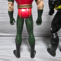 
              Batman Figure Bundle Robin Joker Vintage Kenner 1989 With Bat Belt
            