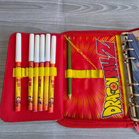 
              Dragon Ball Z Goku Stationery Binder  Set Pencil Diary Kit Vintage 2001 - Unused
            