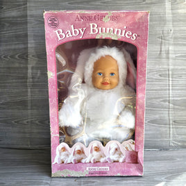 Baby Bunnies Anne Geddes Vintage 1997 Smiley Baby Immaculate In Box