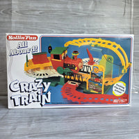 
              Crazy Train Flip Track Action Toy Rollin Fun All Aboard Vintage 1994 - New
            