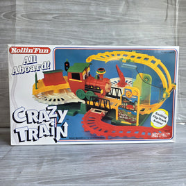 Crazy Train Flip Track Action Toy Rollin Fun All Aboard Vintage 1994 - New