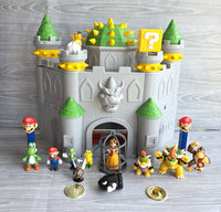 
              Super Mario Bowser Castle Deluxe Playset Bundle + Figures - Working Sounds
            