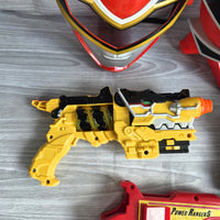 
              Power Rangers Weapons Bundle Dino Charge Morpher Battle Mask Red Ranger
            