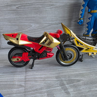 
              Power Rangers Dino Thunder Bike Bundle Ninja Storm Mini Zord Glider Wings Figure
            
