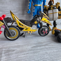 
              Power Rangers Dino Thunder Bike Bundle Ninja Storm Mini Zord Glider Wings Figure
            
