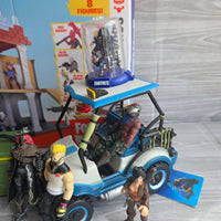 
              Fortnite Bundle Squad vs Squad Playset + Figures Weapons + Golf Cart
            