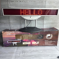 
              LED Message Display Board GM Light 30" Scrolling Programmable Vintage In Box
            