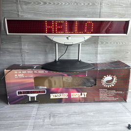LED Message Display Board GM Light 30" Scrolling Programmable Vintage In Box