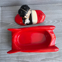 
              Betty Boop & Pudgy Car Box Trinket Box Vintage 1997 Vandor Hand Painted
            