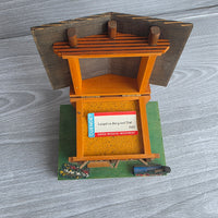 
              Vintage Swiss Chalet Music Jewellery Box Swiss Musical Movement Wooden Handmade
            