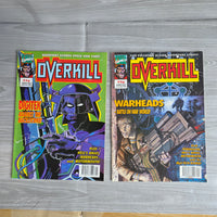 
              Overkill Comic Bundle Set Issue 1 -19 + Cards + Posters Vintage Marvel Unused
            