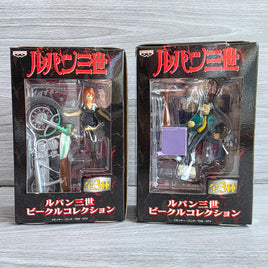 Lupin the 3rd Vehicle Collection Figure Bundle Fujiko Mine Vintage 2001 - New