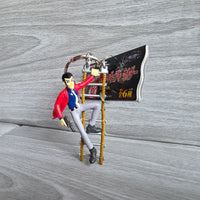 
              Lupin The 3rd Figure Keychain Lupin Climbing Ladder Vintage 2000 Japan New
            