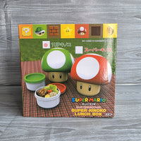 
              Super Mario 1UP Lunchbox Super Kinoko Mushroom Bento Japan Import Nintendo - New
            