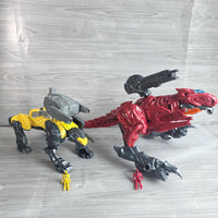 
              Power Rangers Movie Megazord Bundle Deluxe T Rex Sabretooth Battle Zord + Figure
            
