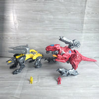 
              Power Rangers Movie Megazord Bundle Deluxe T Rex Sabretooth Battle Zord + Figure
            