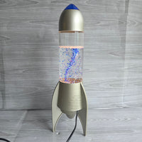 
              Space Rocket Tornado Lamp Vintage 1990s Kenart NASA Space - Working
            