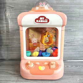 My Kawaii Claw Machine Arcade Grabber Crane Machine + Plush Toys Pink - Working