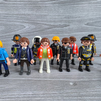 
              Playmobil Figures Bundle Police Fireman Ambulance Emergency Services 18x Figures
            