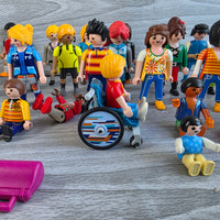 
              Playmobil Figure Bundle Various Characters Wheelchair Children Adults Family x30
            