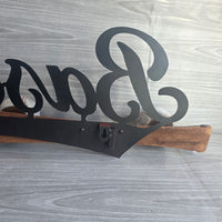 
              Baseball Bat Wall Mounted Sign Coat Rack Metal + Wood Retro USA Import Rare
            
