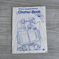 
              Chatter Book Talking Book Learn To Read Texas Instruments Vintage 1980s In Box
            