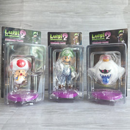 Luigi's Mansion 2 Figure Bundle Luigi Toad King Boo Complete Set Japan - New