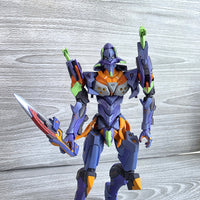 
              Neon Genesis Evangelion EVA Unit-01 Figure Mortal Mind Metal Figure With Weapon
            