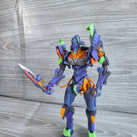 
              Neon Genesis Evangelion EVA Unit-01 Figure Mortal Mind Metal Figure With Weapon
            