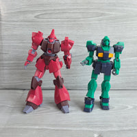 
              Gundam Figure Bundle RGM-96X Jesta GAT-X105 Strike Galbaldy Nemo With Weapons
            