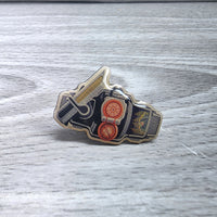 
              Gaim Kamen Rider Henshin Belt Pin Collection Bandai Japan Exclusive New
            