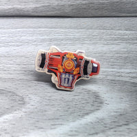 
              Kamen Rider Zangetsu Shin Melon Energy Belt DX Pin Collection Bandai New
            
