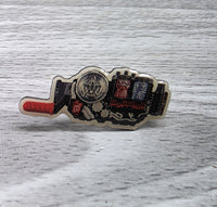 
              Kamen Rider Build DX Build Driver Transformation Belt Pin Collection Bandai New
            