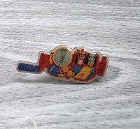 
              Kamen Rider Evol Driver DX Henshin Transformation Belt Pin Collection Bandai New
            