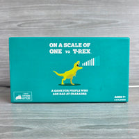 
              On A Scale Of One To T-Rex Card Game Exploding Kittens Party Game Kids & Adults
            