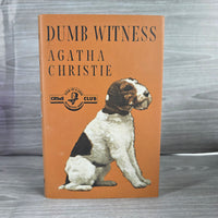 
              Agatha Christie Dumb Witness Facsimile Hardback Crime Club
            