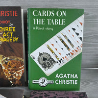 
              Agatha Christie Poirot Hardback Bundle 3 Act Tragedy ABC Murders Cards on Table
            