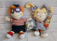 
              Rugrats Plush Bundle Angelica + Chuckie With Tags Vintage 1999
            