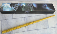 
              Harry Potter Hermione Wand Deathly Hallows Gold Wand In Box
            