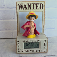 
              One Piece Luffy Alarm Clock Wanted Dead Or Alive Poster Japan Exclusive - Rare
            