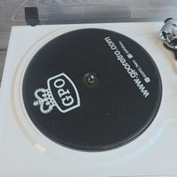 
              GPO Jive 3-Speed Retro Turntable USB MP3 Radio Tuner CD Player Space Age
            