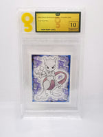 
              Pokemon Mewtwo #150 - 1999 Topps Series 1 Sticker - Graded OG 10
            
