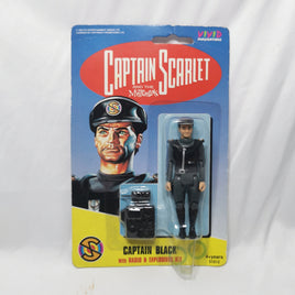 Captain Scarlet - Captain Black Action Figure with Radio and Explosives Kit - New Sealed